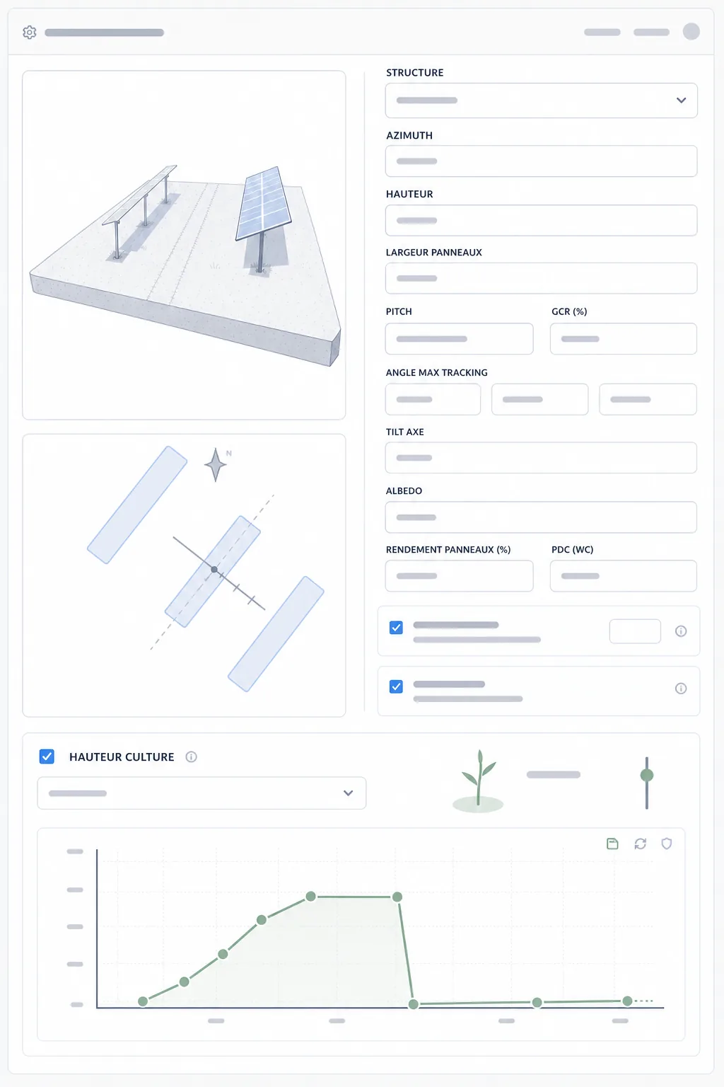 Interface de conception PARcell PV